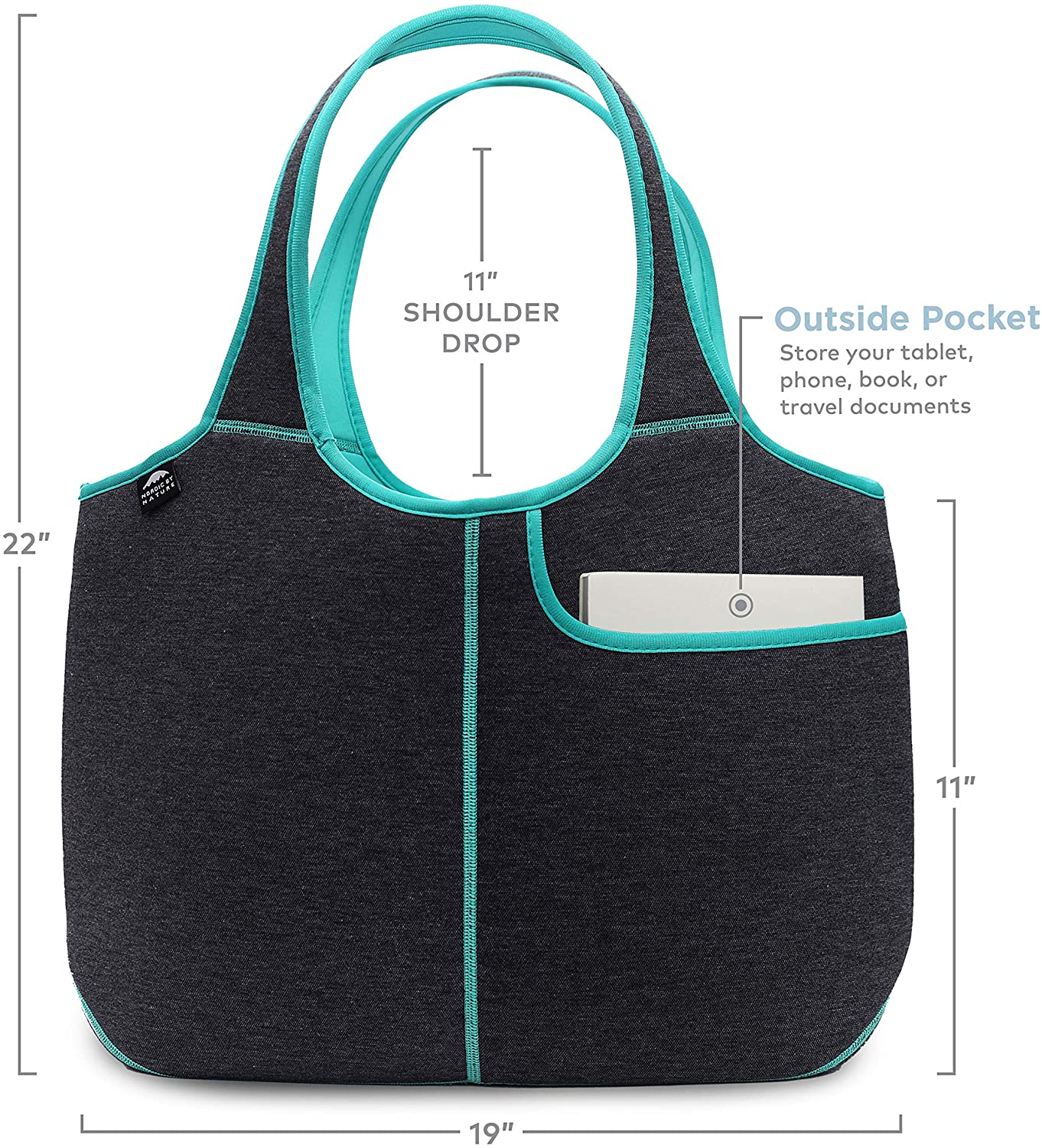 Outside Pocket Shoulder Bags